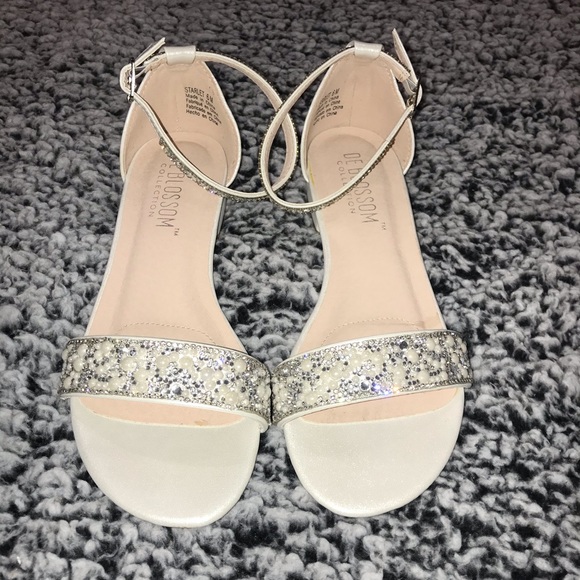 David's Bridal Shoes - David’s Bridal flat wedding sandals